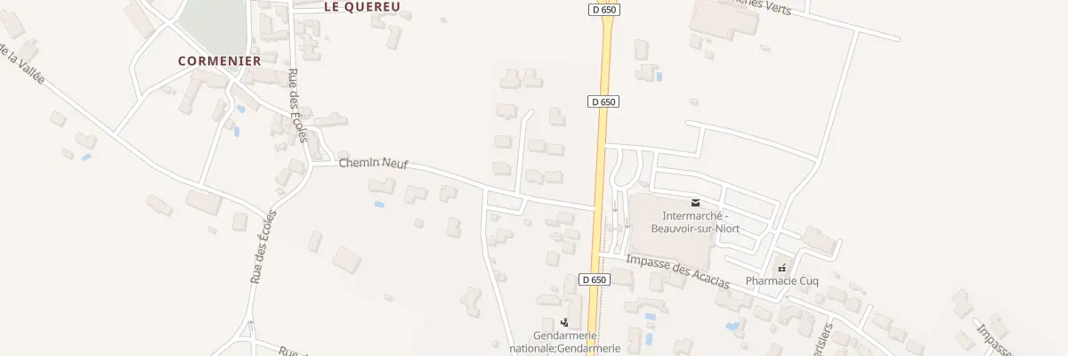 Plan du 42 Rue de l’Ancien Stade à Beauvoir-sur-Niort