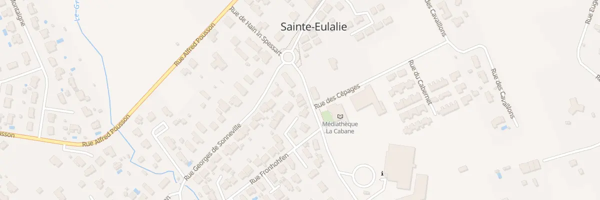 Plan du 9 Rue Georges Portmann à Sainte-Eulalie