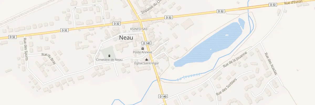 Plan du 2 Imp Du Haut Roc à Neau