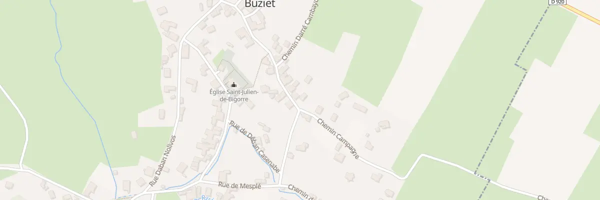 Plan du 17 Rue du Haut à Buziet