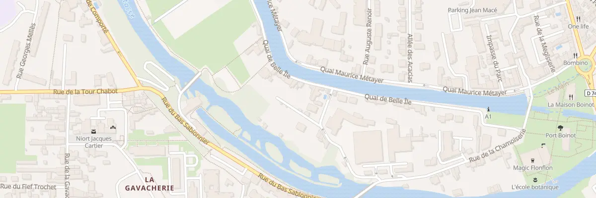 Plan du 30 Quai de Belle-ile à Niort