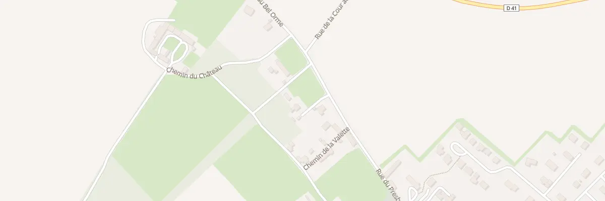 Plan du 13 Rue du Presbytère à Maizet