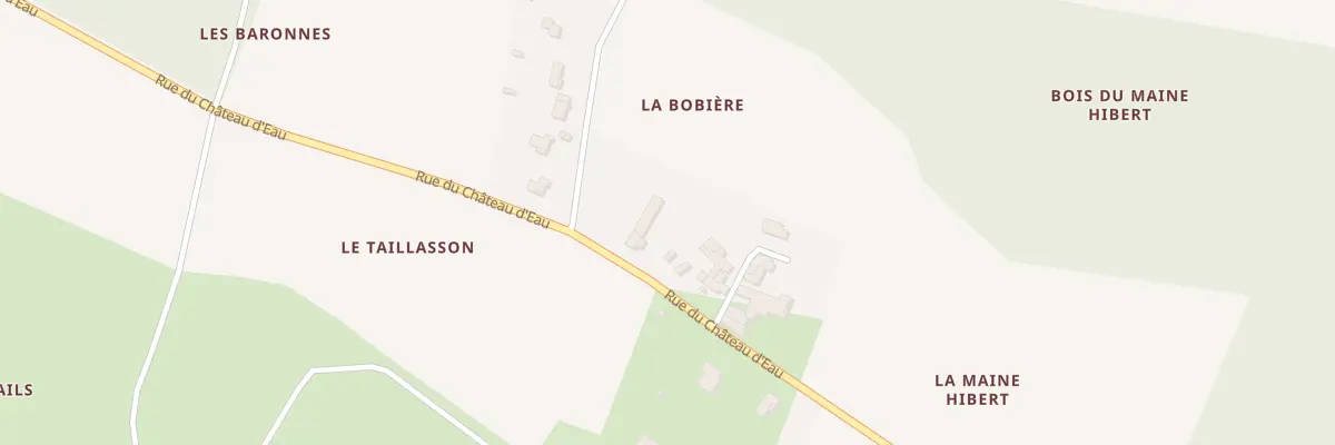 Plan du 1 Imp de l’If à Saint-Bris-des-Bois