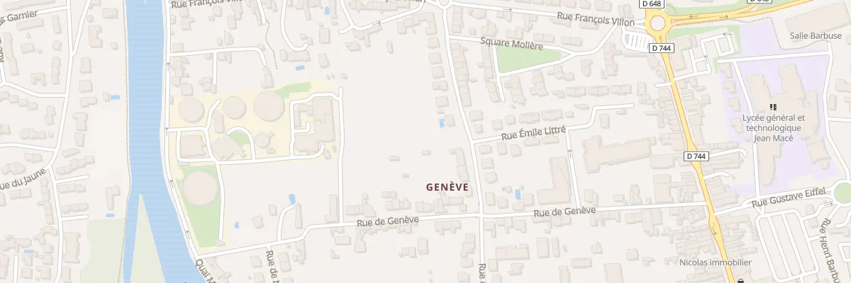 Plan du 44 Rue de Genève à Niort