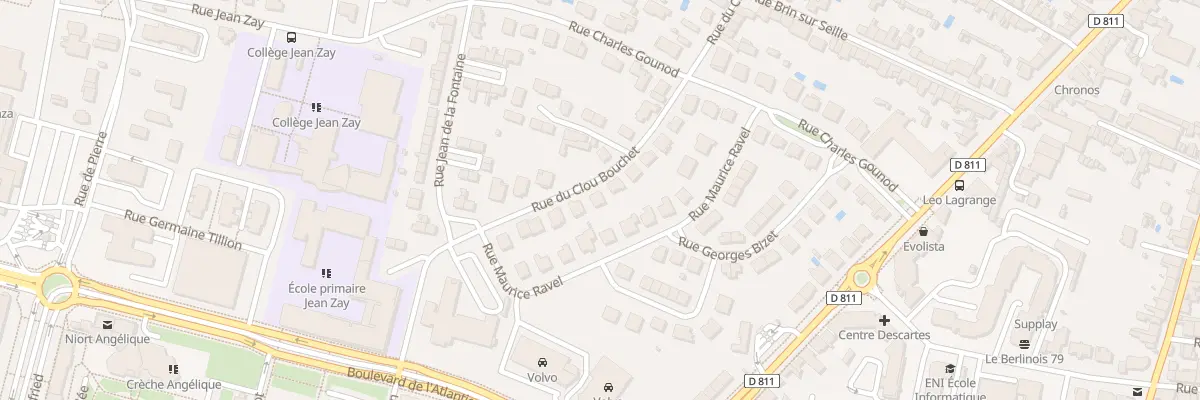 Plan du 137 Rue du Clou Bouchet à Niort