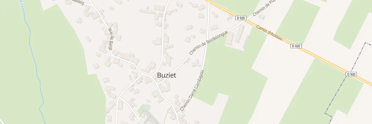 Plan du 2 Che Bordelongue à Buziet