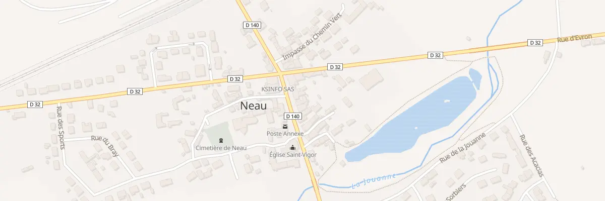 Plan du 7 Pl De L Eglise à Neau
