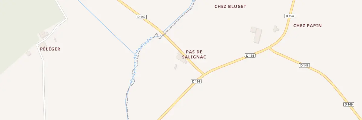 Plan du 5039 Pas de SALIGNAC à Rouffignac