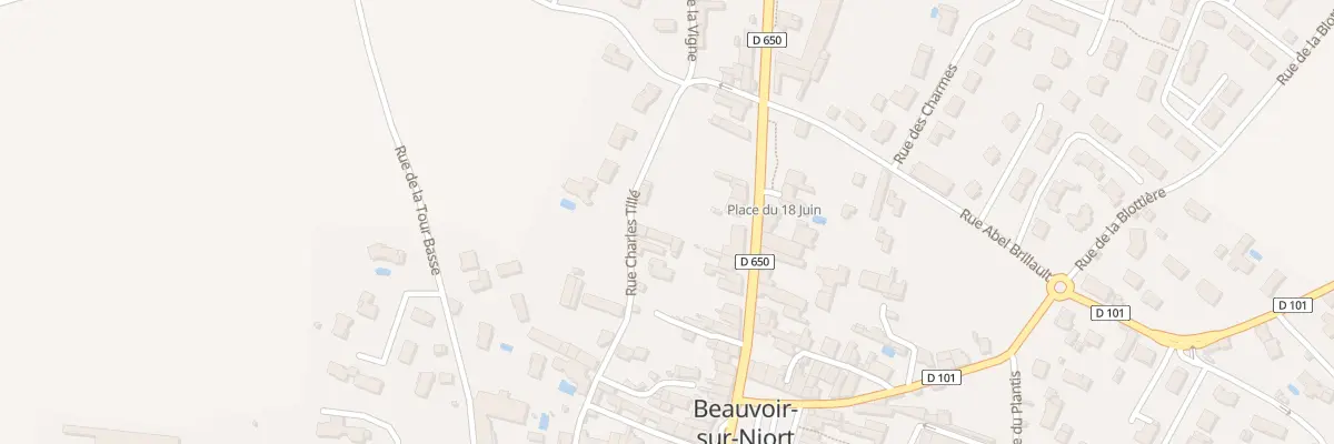 Plan du 560 Rue Charles Tillé à Beauvoir-sur-Niort