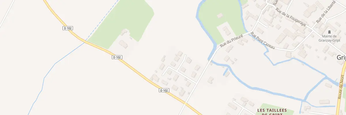 Plan du 10 Rue du Champ du Bois à Granzay-Gript