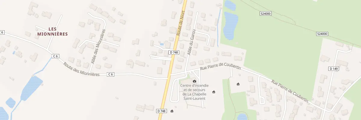 Plan du 38 Rte de Bressuire à La Chapelle-Saint-Laurent