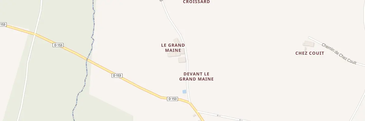 Plan du 5023 Le Grand Maine à Agudelle