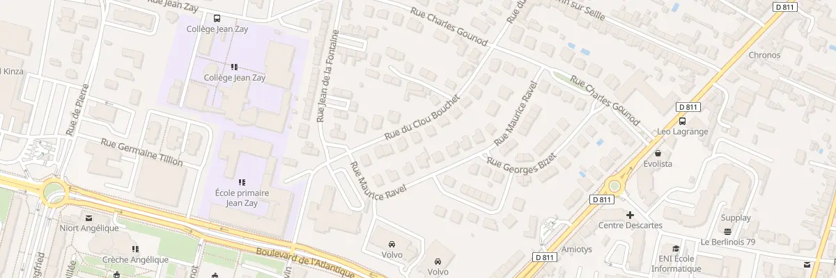 Plan du 139 Rue du Clou Bouchet à Niort