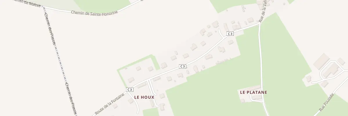 Plan du 18 Rte de la Fontaine à Maizet