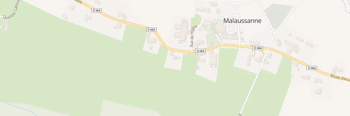 Plan du 5005 Bourg à Malaussanne
