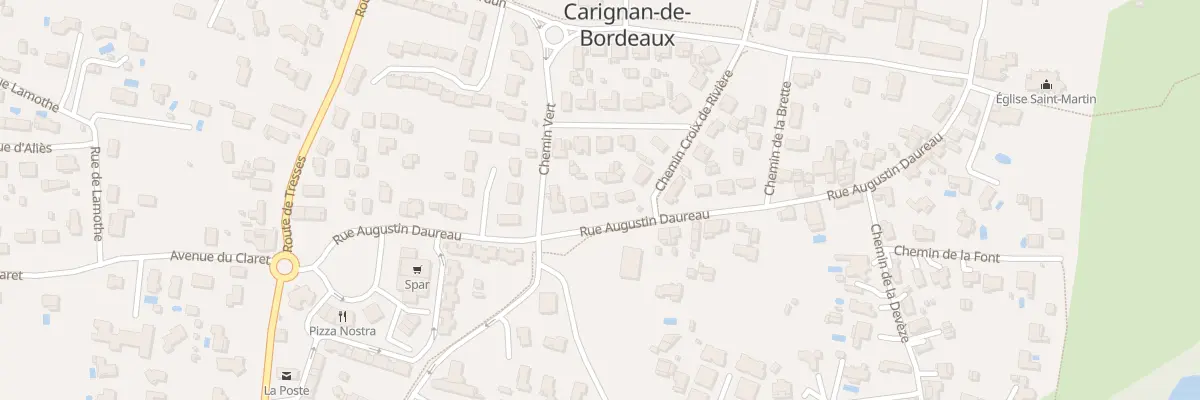 Plan du 27 Rue Augustin Daureau à Carignan-de-Bordeaux