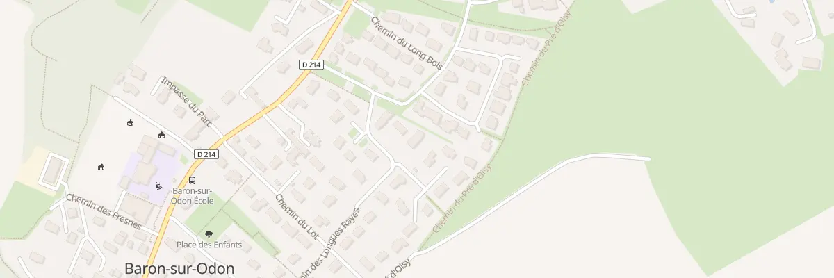 Plan du 5 Rue de la Basse Franconie à Baron-sur-Odon