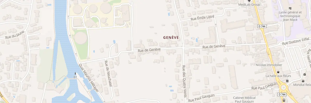Plan du 61 Rue de Genève à Niort