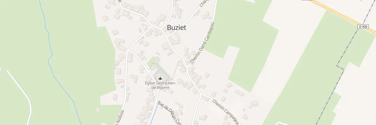 Plan du 1 Che Cap Hore à Buziet