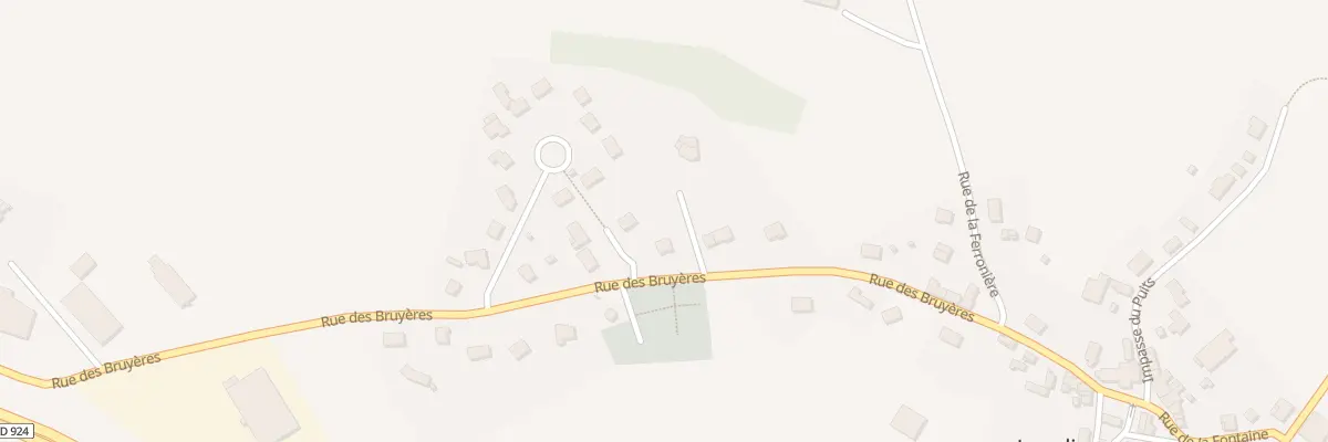 Plan du 20 Rue des Bruyères à Landigou