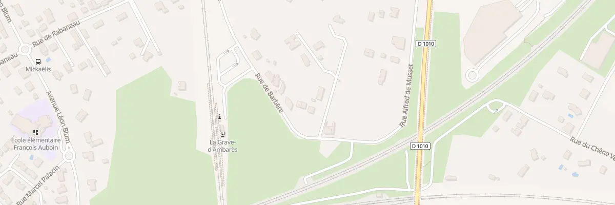 Plan du 30 Rue de Barbère à Ambarès-et-Lagrave