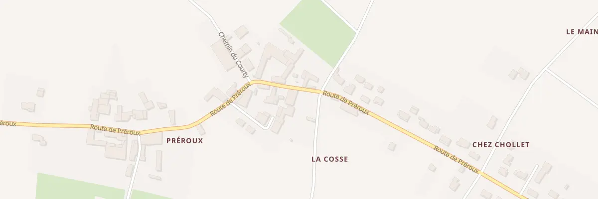 Plan du 35 Rte de Préroux à Pérignac