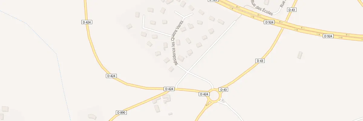 Plan du 8 Res les Quatre Vents à Landigou