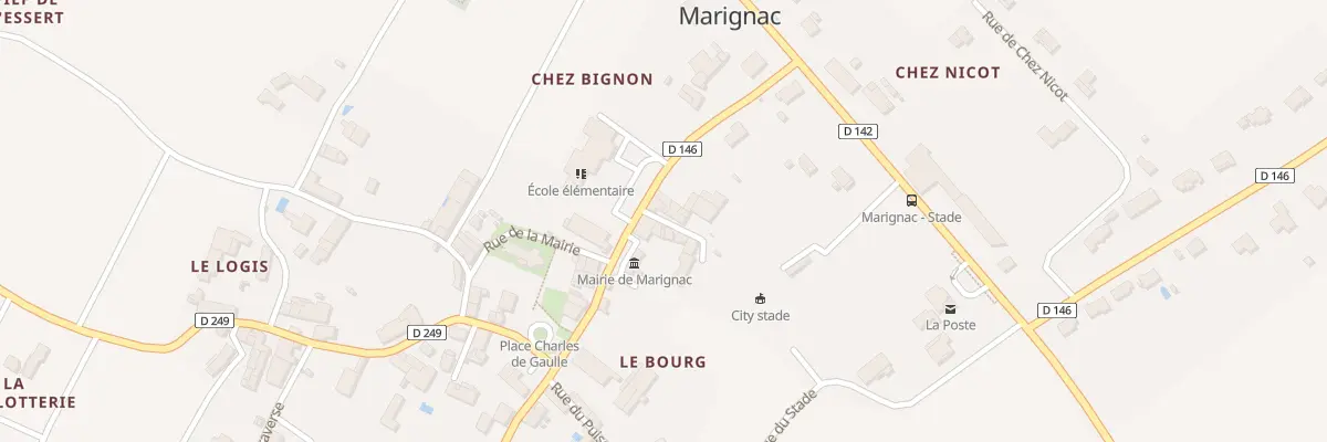 Plan du 1 Imp des Fleurs à Marignac