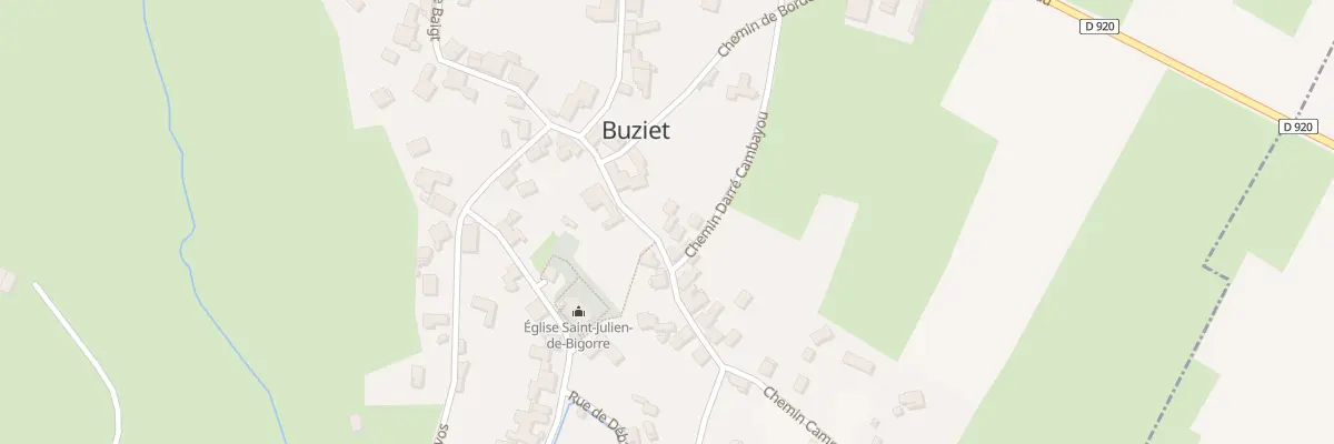 Plan du 5 Rue du Haut à Buziet