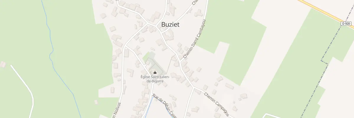 Plan du 10 Rue du Haut à Buziet