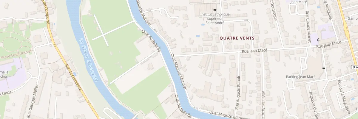 Plan du 63 Rue Jean Macé à Niort