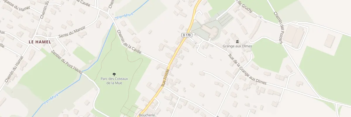 Plan du 6 Rue de l’Eglise Saint Ouen à Rots