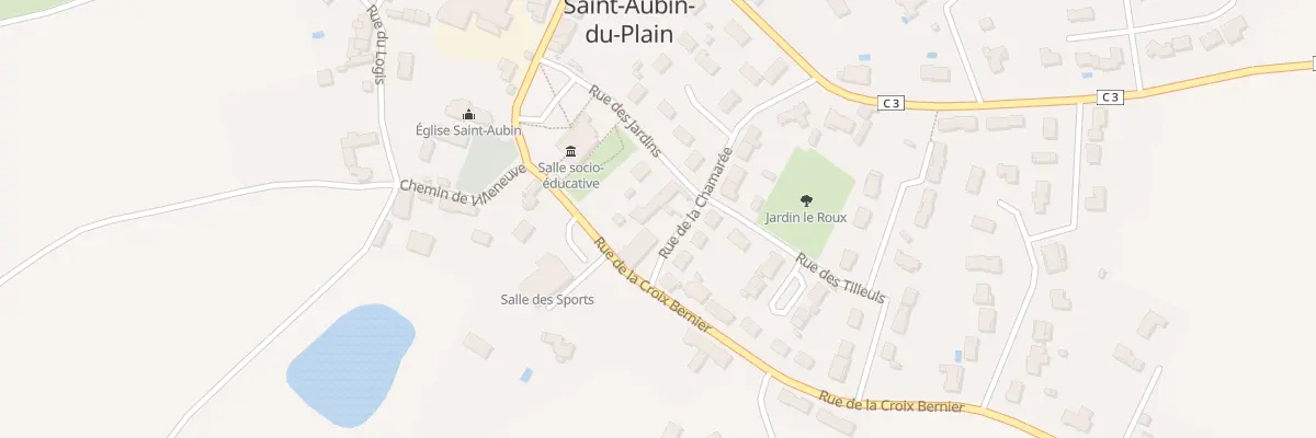 Plan du 3 Rue de la Chamarée à Saint-Aubin-du-Plain
