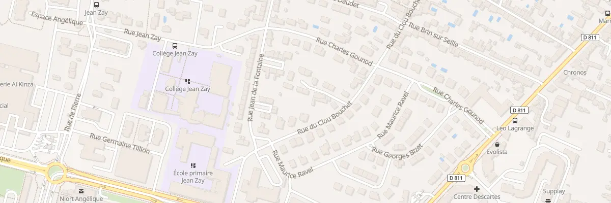 Plan du 9 Imp Edmond Rostand à Niort