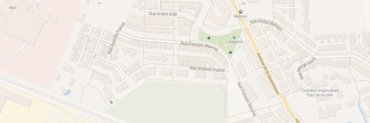 Plan du 28 Rue Anatole France à Trélazé
