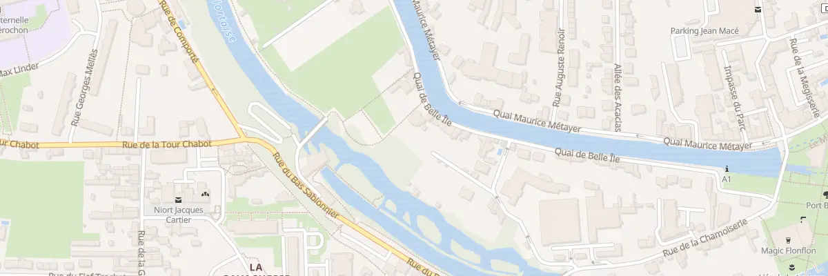 Plan du 35 Quai de Belle-ile à Niort