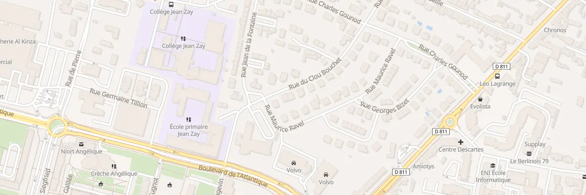 Plan du 143 Rue du Clou Bouchet à Niort