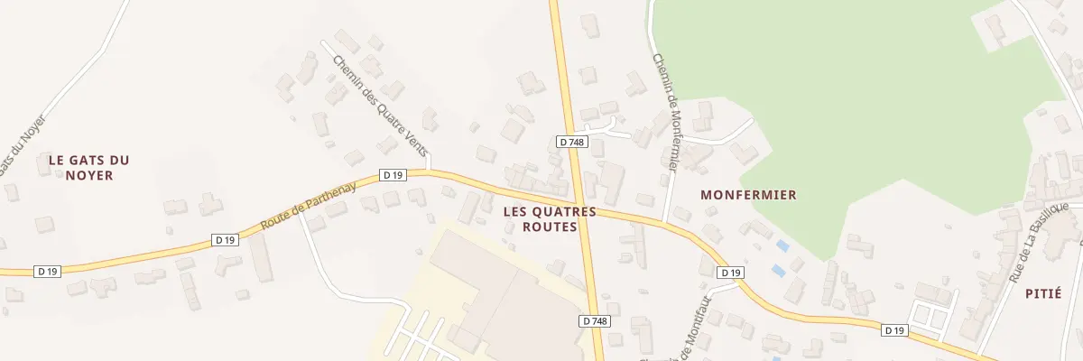 Plan du 3 Rte de Moncoutant à La Chapelle-Saint-Laurent