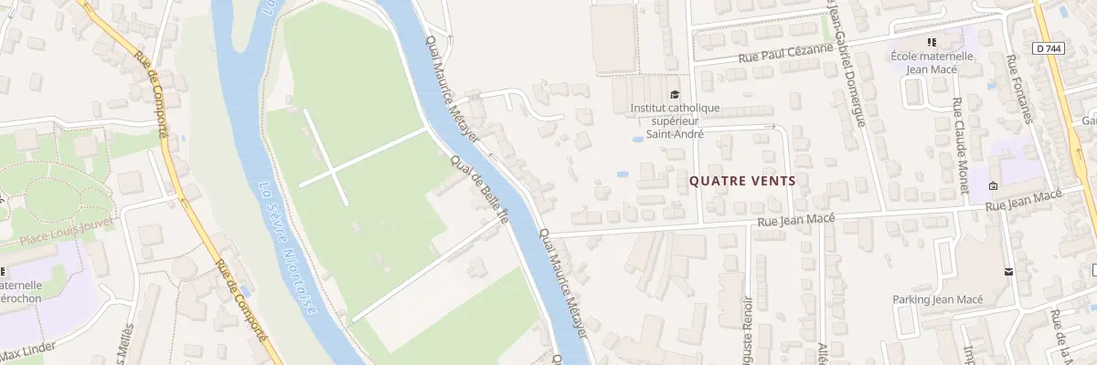 Plan du 47 Quai Maurice Métayer à Niort