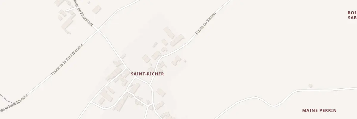 Plan du 10 Rte du Sablon à Chadenac