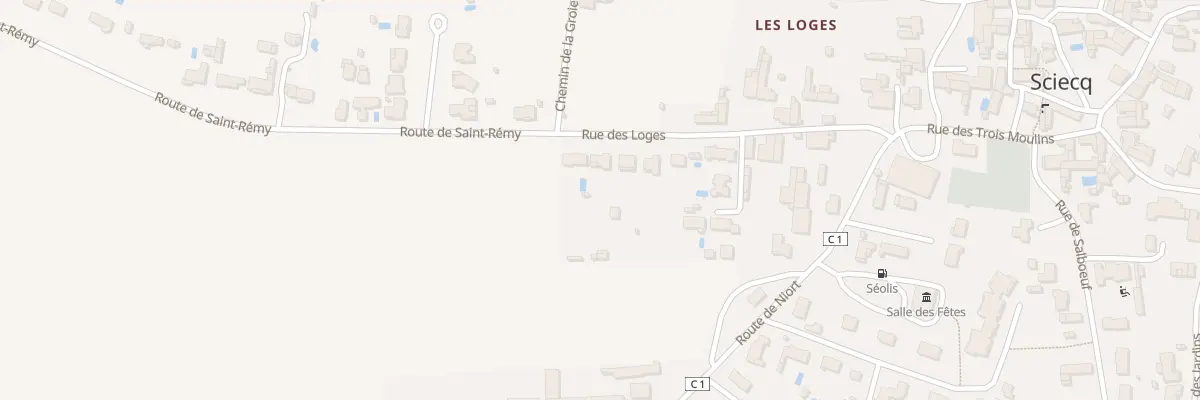 Plan du 21 Rue des Loges à Sciecq
