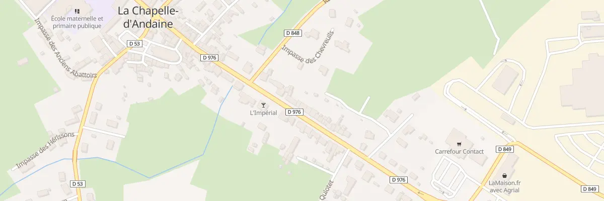 Plan du 52 Rte d’Alençon à Rives d’Andaine