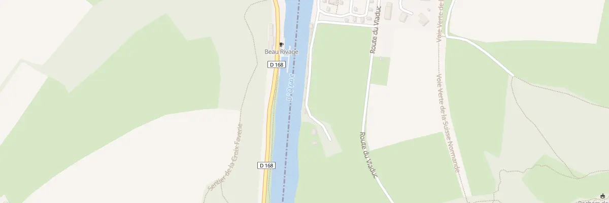 Plan du 5053 Le Viaduc au Vey
