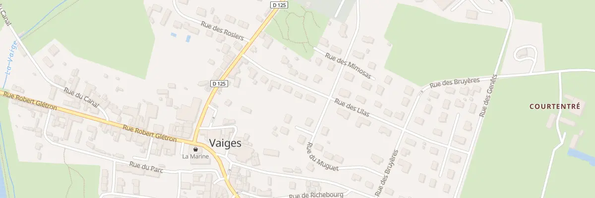 Plan du 9 Rue des Lilas à Vaiges