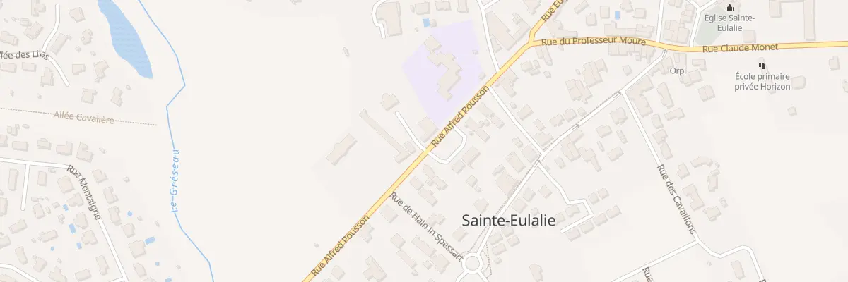 Plan du 23A Av Alfred Pousson à Sainte-Eulalie