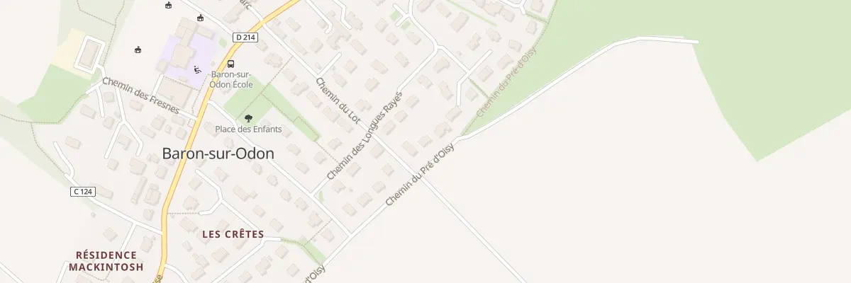 Plan du 17 Che du Pré d’Oisy à Baron-sur-Odon