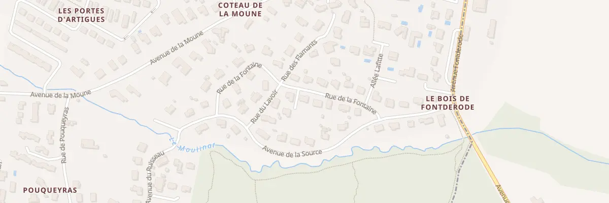 Plan du 9 Rue de la Fontaine à Artigues-près-Bordeaux