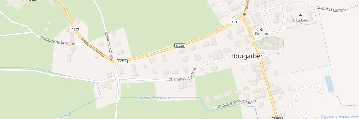 Plan du 12 Che Laplace à Bougarber