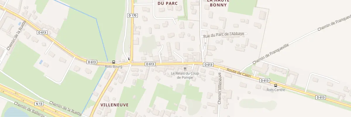 Plan du 15 Rte de Caen à Rots