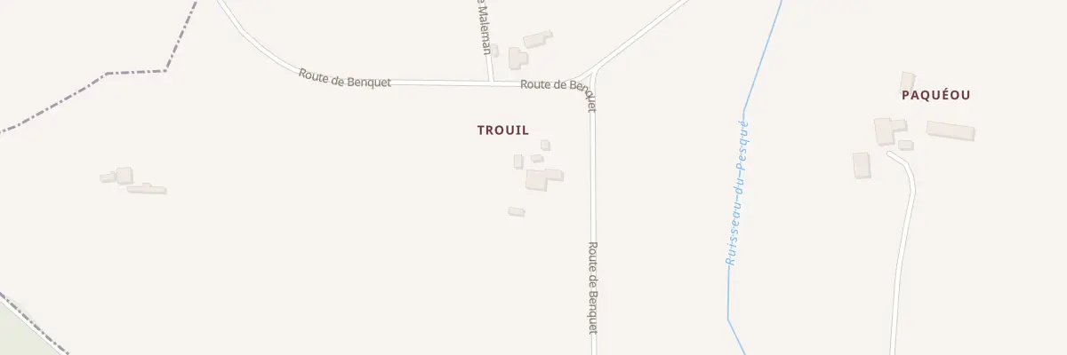 Plan du 1495 Rte de Benquet à Saint-Maurice-sur-Adour